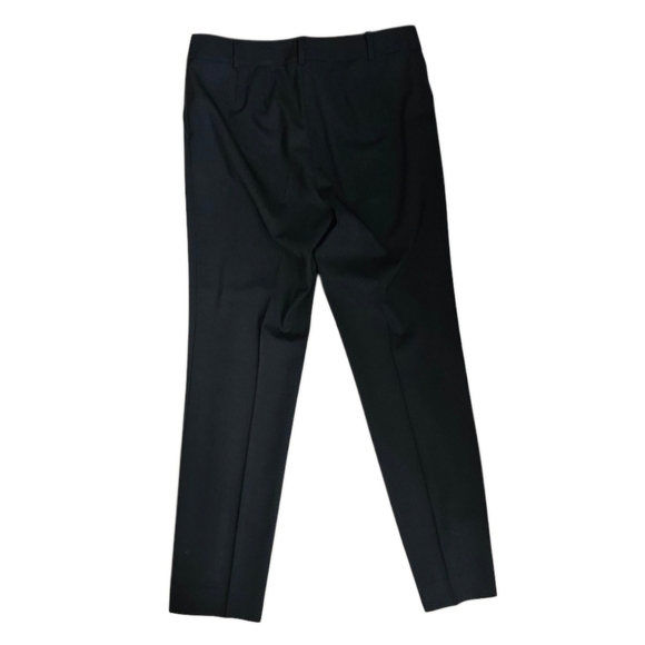 St. John Womens Classic Straight Leg Black Stretch Wool Pants Trousers size 8 - Picture 6 of 8